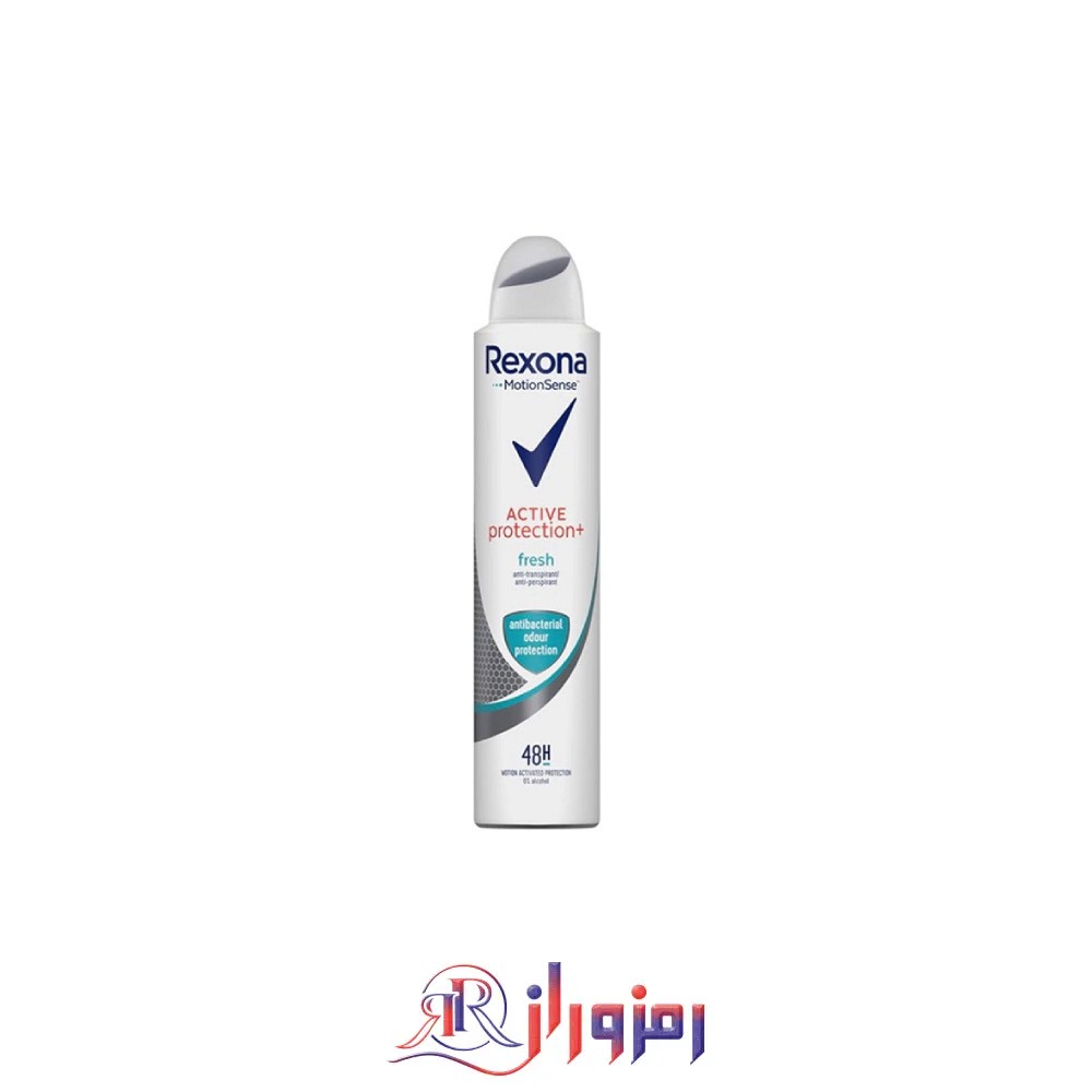 اسپری ضد تعریق زنانه رکسونا مدل active protection حجم 200 میل،خرید و قیمت اسپری ضد تعریق زنانه رکسونا مدل active protection حجم 200 میل